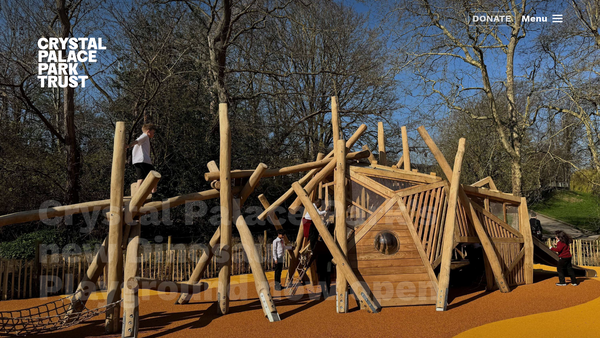 Screenshot of the Crystal Palace Park Trust website
