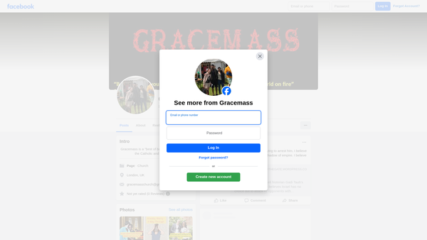 Screenshot of the Gracemass Church Planting Ministries website