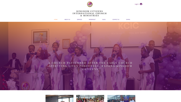 Screenshot of the Kingdom Citizens International Ministries website