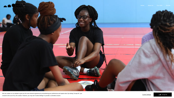 Screenshot of the Sweaty Betty Foundation website