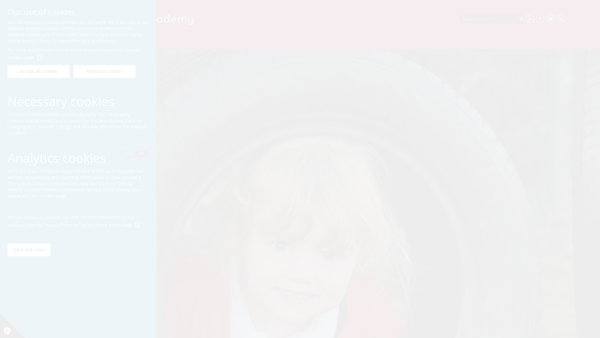 Screenshot of the Friends Of The Wilmslow Academy website