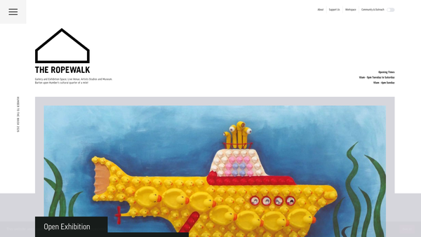 Screenshot of the The Ropewalk (Barton) Ltd website