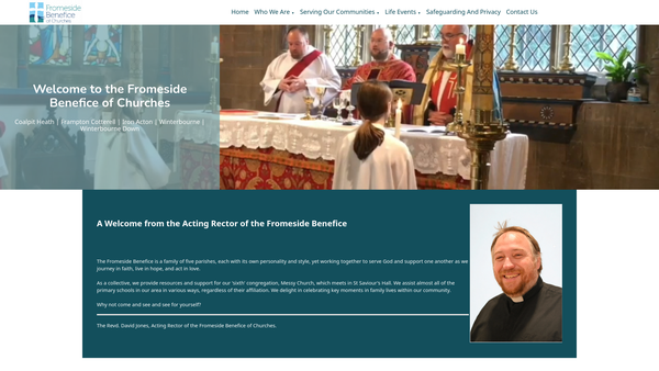 Screenshot of the The Parochial Church Council Of The Ecclesiastical Parish Of Coalpit Heath website