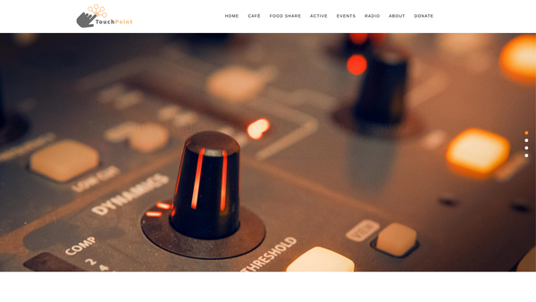 Screenshot of the Touchpoint website