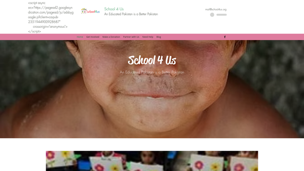 Screenshot of the School For US website