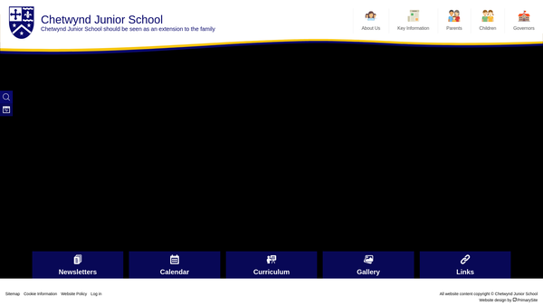 Screenshot of the Friends Of Chetwynd website