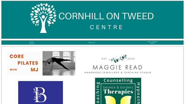 Screenshot of the Cornhill Community Action website