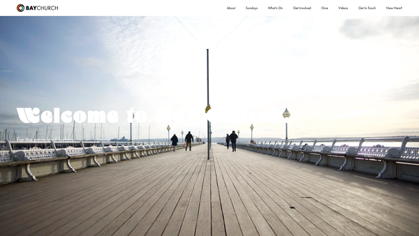 Screenshot of the Bay Church (Torbay) website