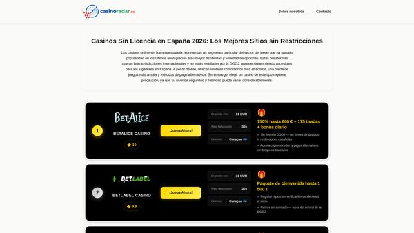 Screenshot of the Genexis website