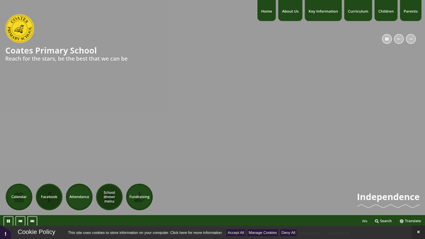 Screenshot of the Fun For Funds Group website