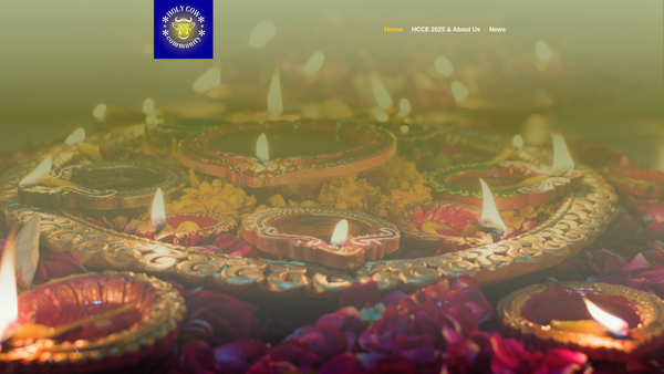 Screenshot of the Holy Cow Community Events website