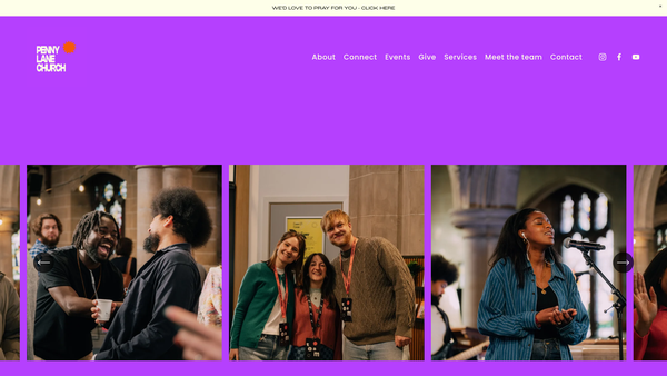 Screenshot of the The Parochial Church Council Of Penny Lane St Barnabas website