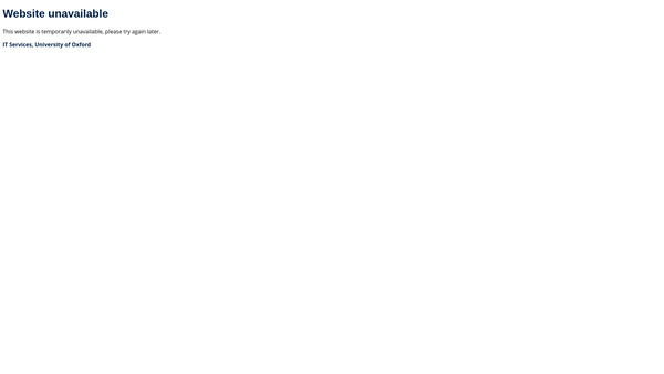 Screenshot of the Exvac website