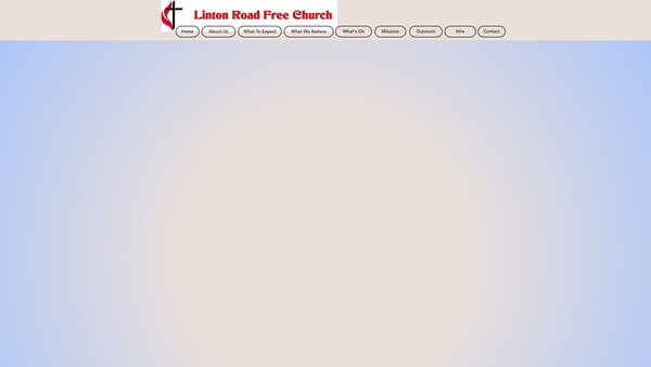 Screenshot of the Linton Road Free Church website