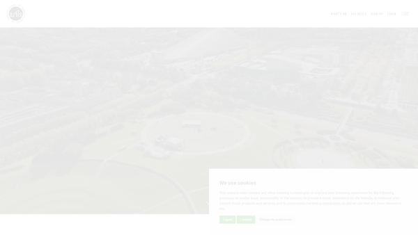 Screenshot of the Garden City Vineyard, Milton Keynes website