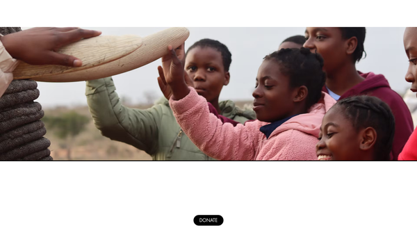 Screenshot of the Connected Planet Foundation website