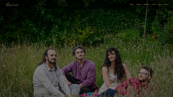Screenshot of the The Swan Consort website