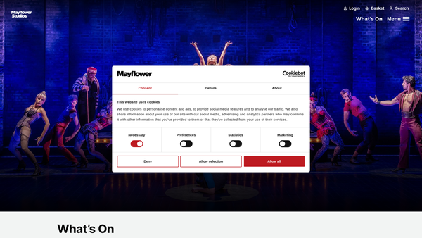 Screenshot of the Mayflower Academy Limited website