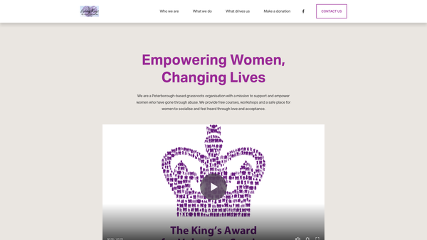 Screenshot of the Living Keys website