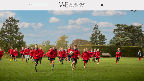 Screenshot of the Wishford Foundation website