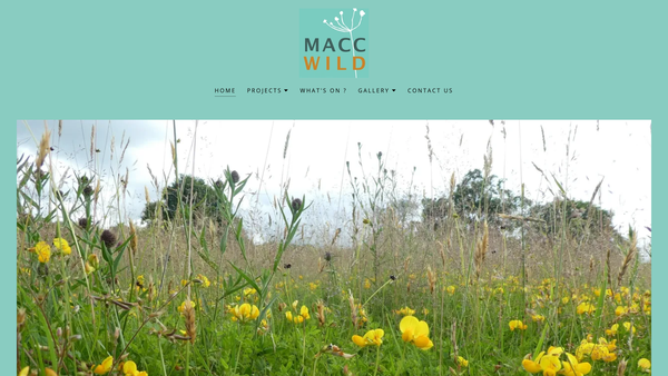 Screenshot of the Macc Wild Network Trust website