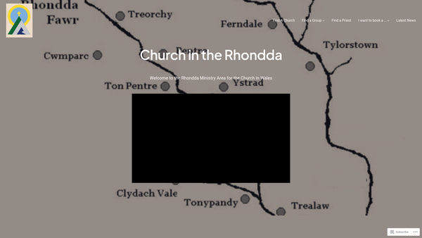 Screenshot of the Rhondda Ministry Area website