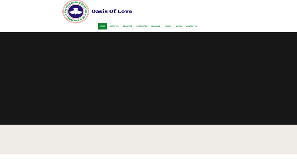 Screenshot of the The Redeemed Christian Church Of God Oasis Of Love Littlehampton website