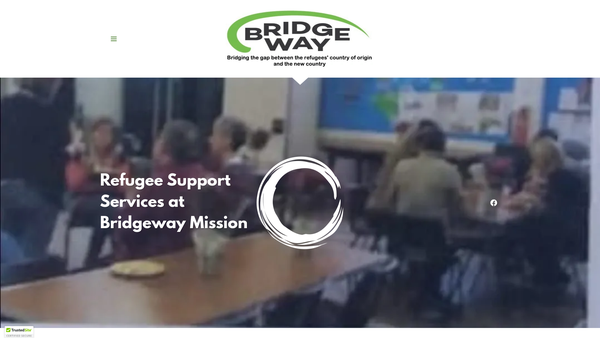 Screenshot of the Bridgeway Mission website