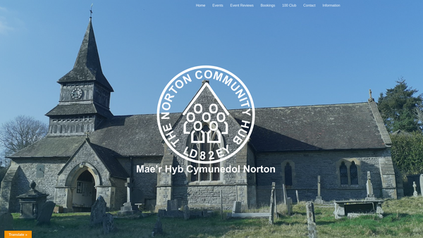 Screenshot of the Norton Community Hub Trust website