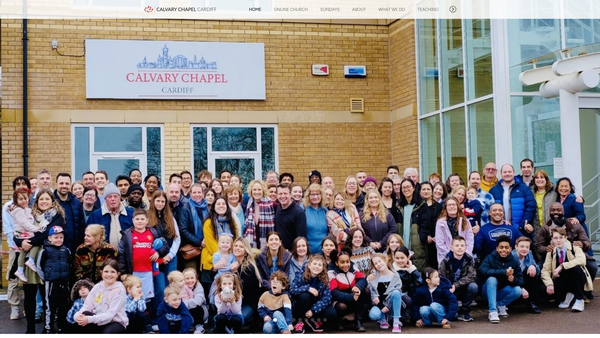 Screenshot of the Calvary Chapel Cardiff website