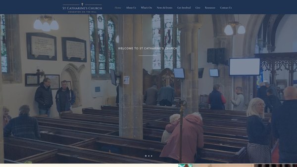 Screenshot of the Parochial Church Council St Catharine’s, Houghton. website