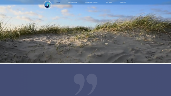 Screenshot of the East Head Impact website