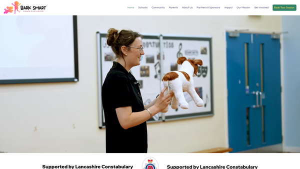 Screenshot of the Bark Smart website