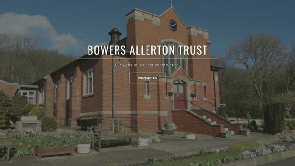 Screenshot of the Bowers Allerton Trust website