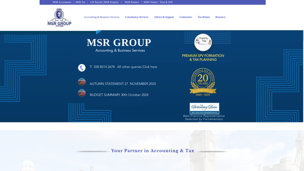 Screenshot of the Southend Meenatshe Suntharasar Kovil website