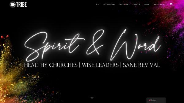 Screenshot of the The Tribe website
