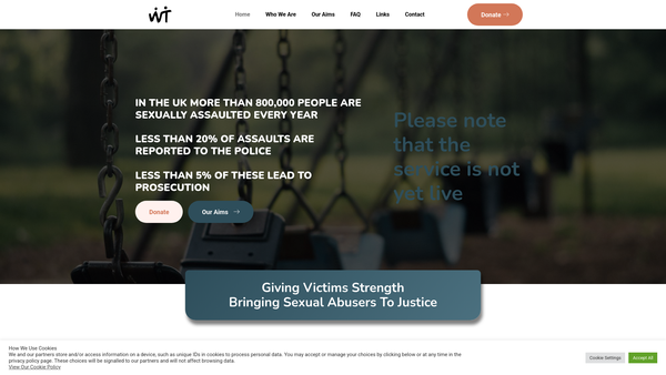 Screenshot of the We-Together website