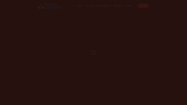 Screenshot of the Pakhtun Foundation website