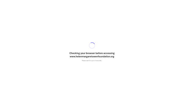 Screenshot of the The Helen Margaret Owen Foundation website