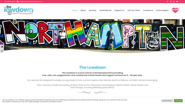 Screenshot of the The Lowdown website