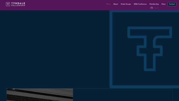 Screenshot of the Tyndale Fellowship website