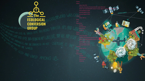 Screenshot of the The Ecological Conversion Group website