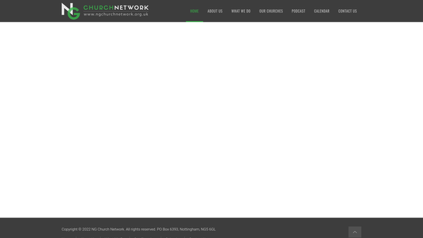 Screenshot of the Ng Church Network website