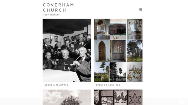 Screenshot of the Friends Of Coverham Church (Fcc) website