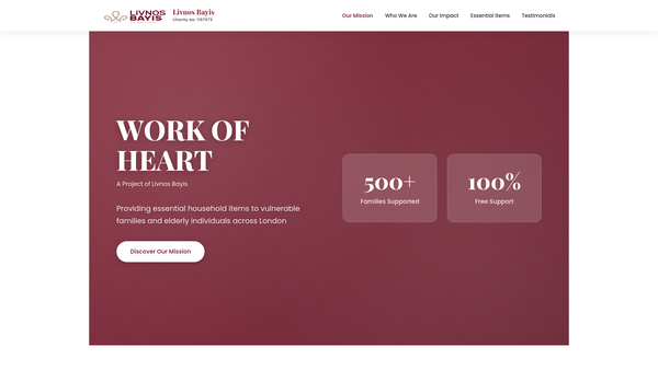 Screenshot of the Livnos Bayis Limited website