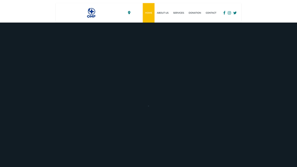 Screenshot of the Oak Medical Foundation website