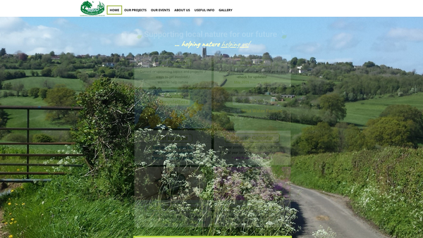 Screenshot of the Wild Colerne website