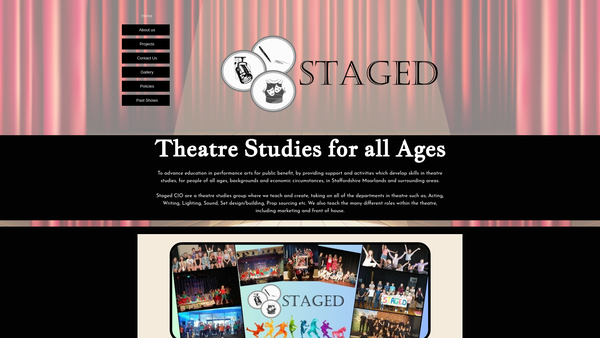 Screenshot of the Staged CIO website