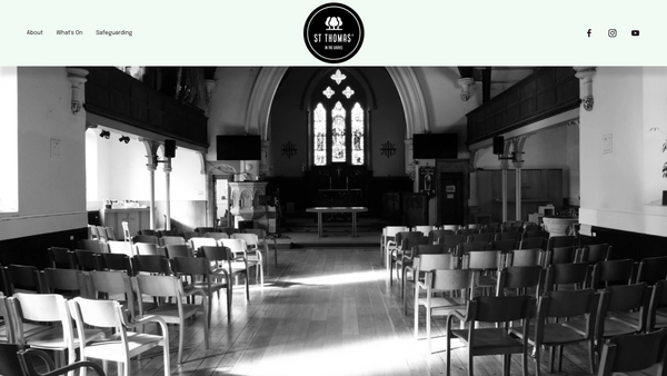 Screenshot of the The Parochial Church Council Of The Ecclesiastical Parish Of St Thomas With St Maurice, York. website