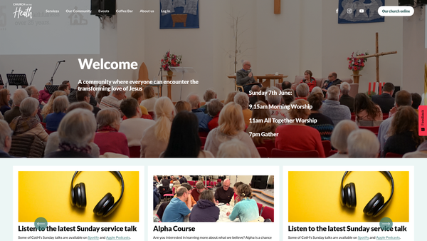 Screenshot of the Elvetham Heath Lep website